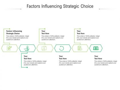 Factors influencing strategic choice ppt powerpoint presentation styles designs cpb