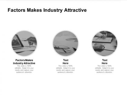 Factors makes industry attractive ppt powerpoint presentation icon themes cpb