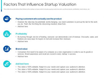 Factors that influence startup valuation the pragmatic guide early business startup valuation