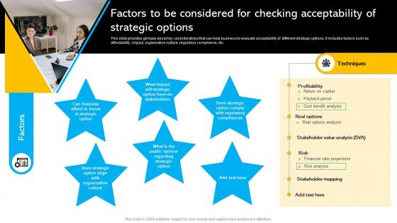 Factors To Be Considered For Checking Identifying Business Core Competencies Strategy SS V