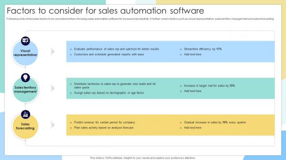 Factors To Consider For Sales Automation Software