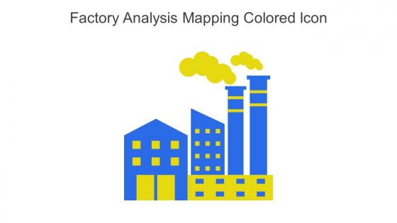 Factory Analysis Mapping Colored Icon In Powerpoint Pptx Png And Editable Eps Format