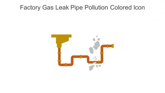 Factory Gas Leak Pipe Pollution Colored Icon In Powerpoint Pptx Png And Editable Eps Format