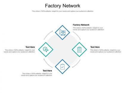 Factory network ppt powerpoint presentation infographic template design ideas cpb