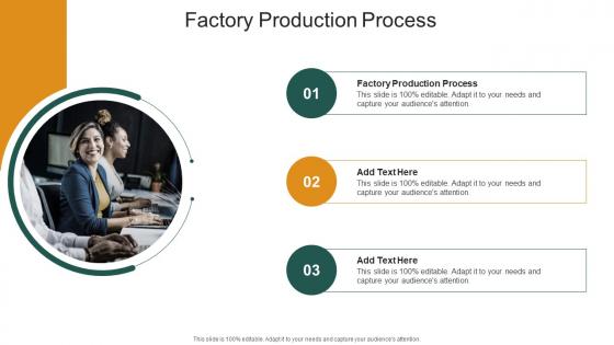 Factory Production Process In Powerpoint And Google Slides Cpb
