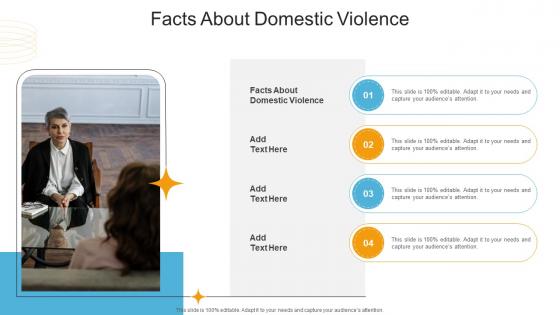 Facts About Domestic Violence In Powerpoint And Google Slides Cpb