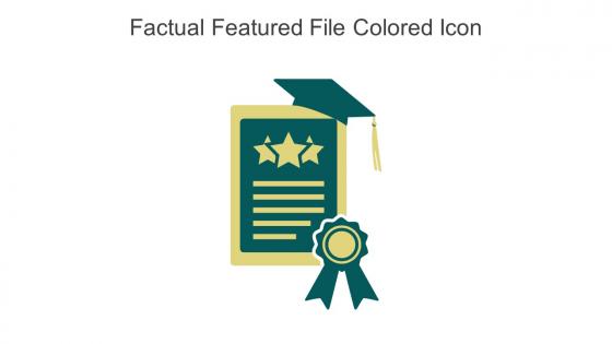 Factual Featured File Colored Icon In Powerpoint Pptx Png And Editable Eps Format