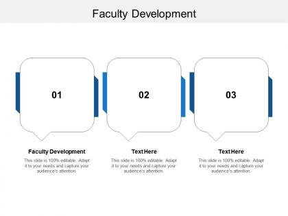 Faculty development ppt powerpoint presentation professional format ideas cpb