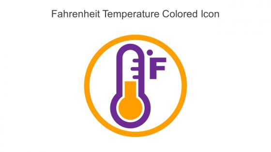 Fahrenheit Temperature Colored Icon In Powerpoint Pptx Png And Editable Eps Format