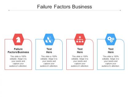 Failure factors business ppt powerpoint presentation styles model cpb
