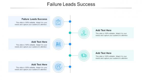 Failure Leads Success Ppt Powerpoint Presentation Gallery Samples Cpb