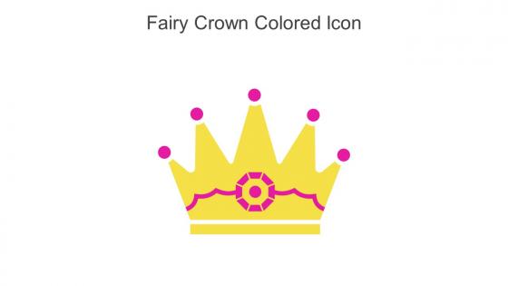 Fairy Crown Colored Icon In Powerpoint Pptx Png And Editable Eps Format