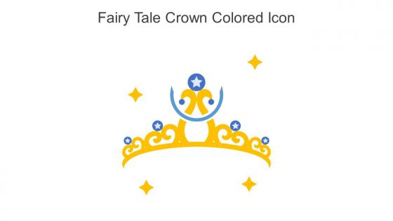 Fairy Tale Crown Colored Icon In Powerpoint Pptx Png And Editable Eps Format