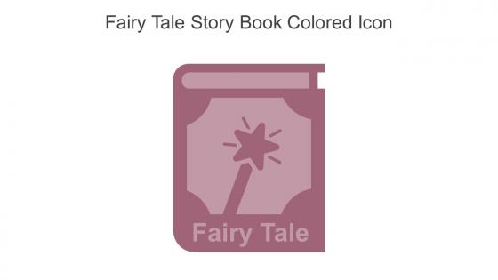 Fairy Tale Story Book Colored Icon In Powerpoint Pptx Png And Editable Eps Format