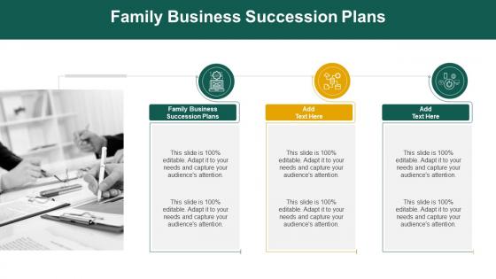 Family Business Succession Plans In Powerpoint And Google Slides Cpb