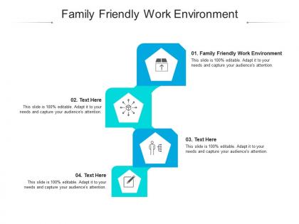 Family friendly work environment ppt powerpoint presentation icon demonstration cpb