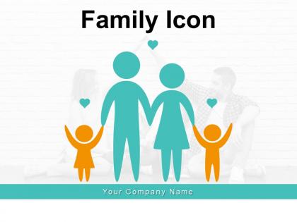 Family Icon Affection Standing Together Television Generation Different
