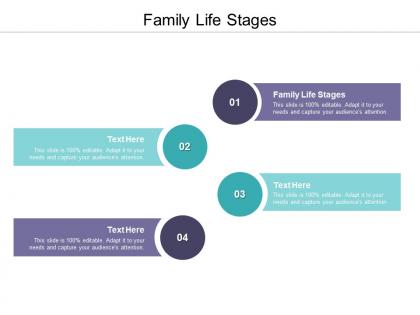 Family life stages ppt powerpoint presentation infographics slides cpb