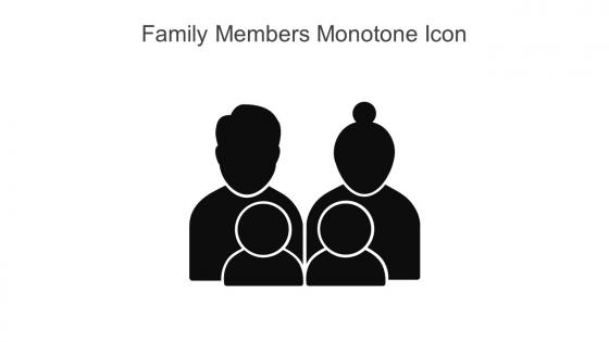 Family Members Monotone Icon In Powerpoint Pptx Png And Editable Eps Format