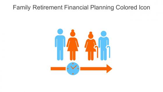 Family Retirement Financial Planning Colored Icon In Powerpoint Pptx Png And Editable Eps Format