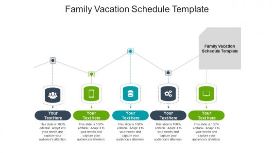 Family vacation schedule template ppt powerpoint presentation model information cpb