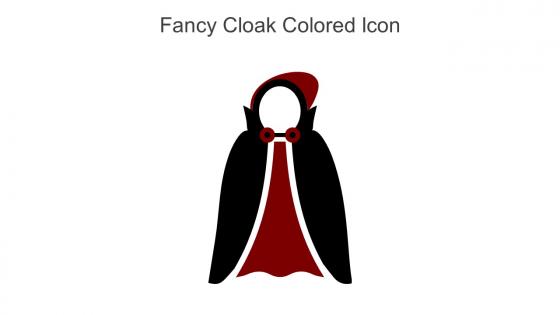 Fancy Cloak Colored Icon In Powerpoint Pptx Png And Editable Eps Format