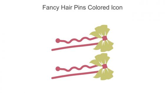 Fancy Hair Pins Colored Icon In Powerpoint Pptx Png And Editable Eps Format