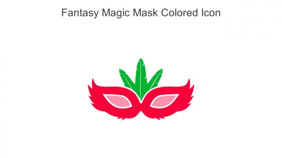 Fantasy Magic Mask Colored Icon In Powerpoint Pptx Png And Editable Eps Format