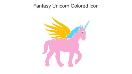 Fantasy Unicorn Colored Icon In Powerpoint Pptx Png And Editable Eps Format