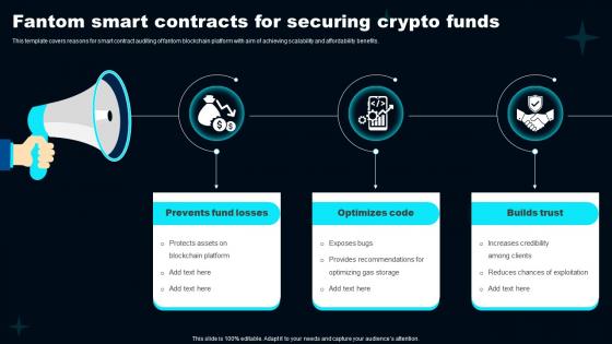 Fantom Smart Contracts For Securing Crypto Funds