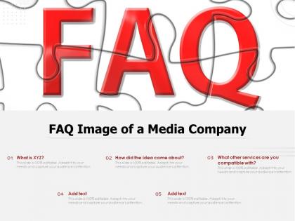 Faq image of a media company
