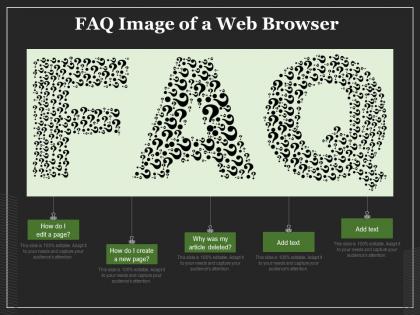 Faq image of a web browser