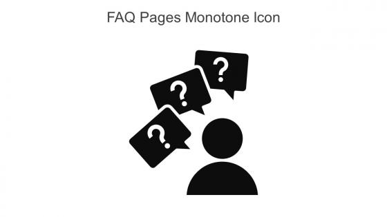 FAQ Pages Monotone Icon In Powerpoint Pptx Png And Editable Eps Format