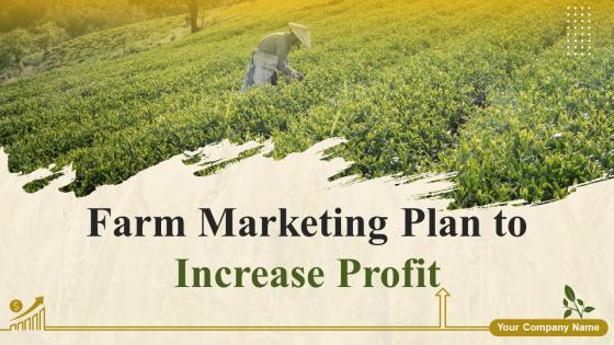 Farm Marketing Plan To Increase Profit Powerpoint Presentation Slides Strategy CD