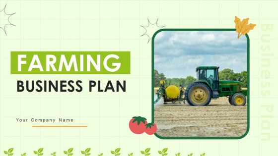 Farming Business Plan Powerpoint Presentation Slides BP