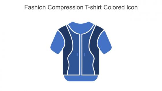 Fashion Compression T Shirt Colored Icon In Powerpoint Pptx Png And Editable Eps Format