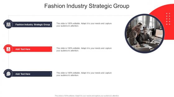 Fashion Industry Strategic Group In Powerpoint And Google Slides Cpb