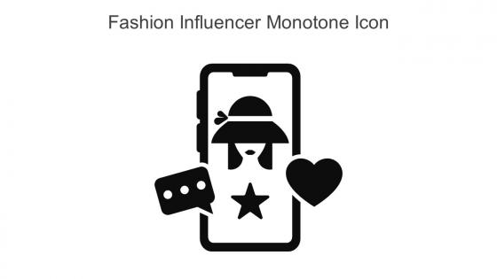 Fashion Influencer Monotone Icon In Powerpoint Pptx Png And Editable Eps Format