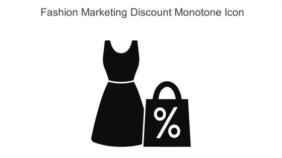 Fashion Marketing Discount Monotone Icon In Powerpoint Pptx Png And Editable Eps Format