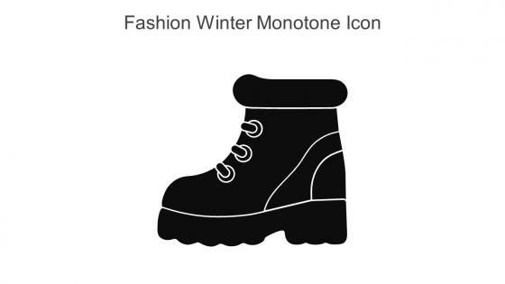 Fashion Winter Monotone Icon In Powerpoint Pptx Png And Editable Eps Format
