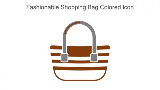 Fashionable Shopping Bag Colored Icon In Powerpoint Pptx Png And Editable Eps Format