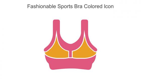 Fashionable Sports Bra Colored Icon In Powerpoint Pptx Png And Editable Eps Format