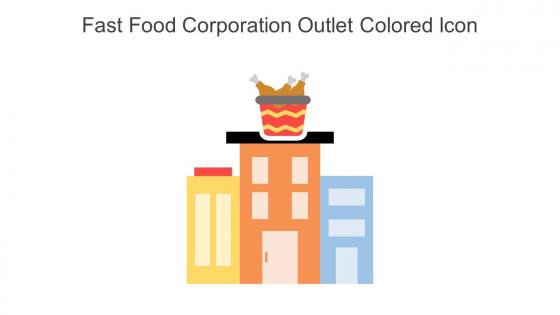 Fast Food Corporation Outlet Colored Icon In Powerpoint Pptx Png And Editable Eps Format