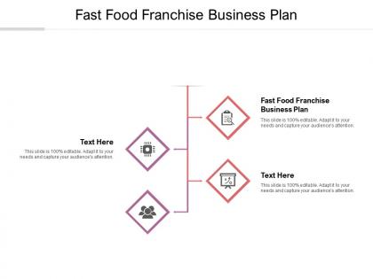 Fast food franchise business plan ppt powerpoint presentation show gridlines cpb