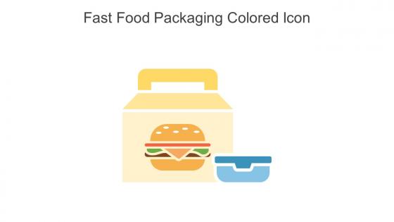 Fast Food Packaging Colored Icon In Powerpoint Pptx Png And Editable Eps Format