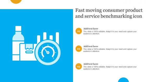 Fast Moving Consumer Product And Service Benchmarking Icon