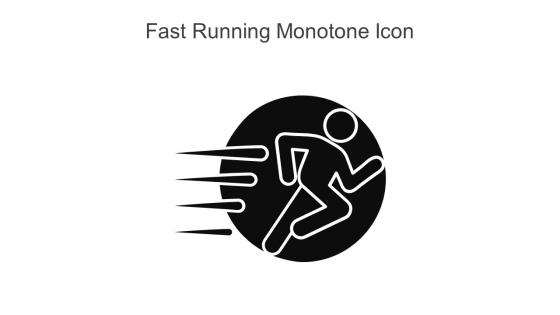 Fast Running Monotone Icon In Powerpoint Pptx Png And Editable Eps Format