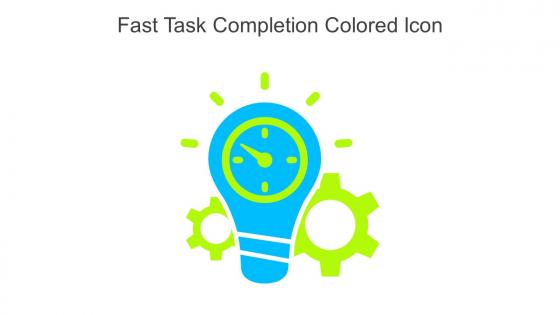 Fast Task Completion Colored Icon In Powerpoint Pptx Png And Editable Eps Format