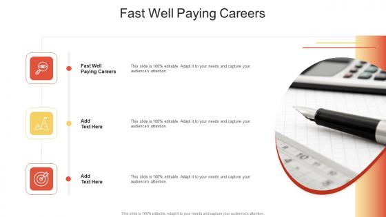 Fast Well Paying Careers In Powerpoint And Google Slides