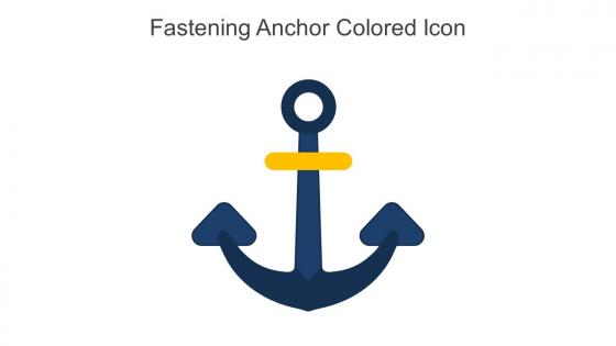 Fastening Anchor Colored Icon In Powerpoint Pptx Png And Editable Eps Format